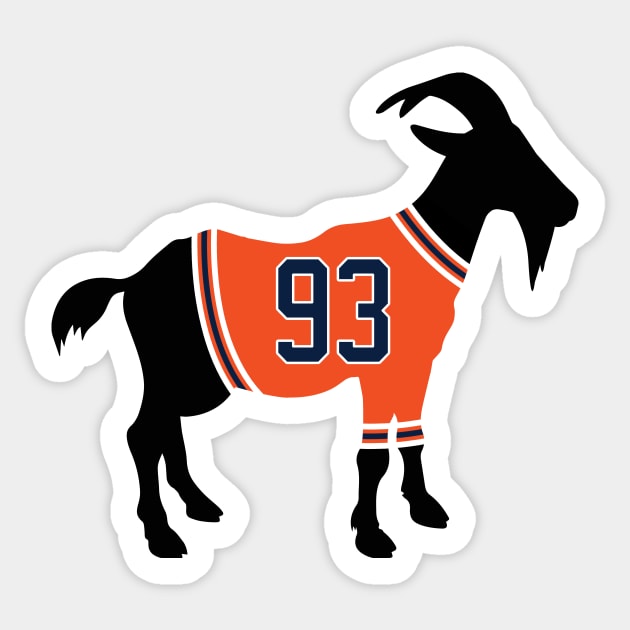 Nuge Edmonton Oilers GOAT Sticker by cwijeta